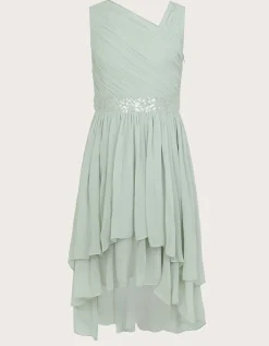 Abigail One-Shoulder Prom Dress Green