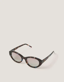 Acetate Tort Oval Sunglasses