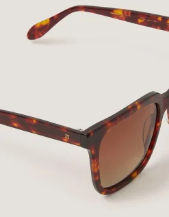 Acetate Tort Square Sunglasses