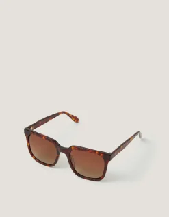 Acetate Tort Square Sunglasses
