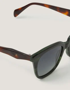Acetate Tort Wayfarer Sunglasses