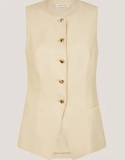 Alba Tailored Waistcoat Yellow