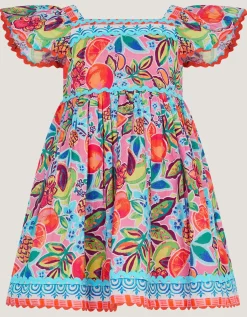 Baby Alani Fruit Print Dress Pink