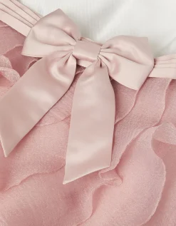 Baby Cancan Ruffle Party Dress Pink