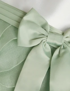Baby Cancan Ruffle Party Dress Green