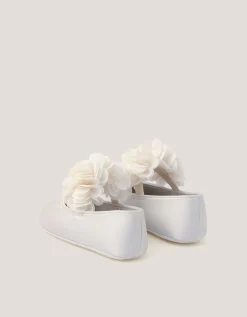 Baby Corsage Booties & Headband Set Ivory