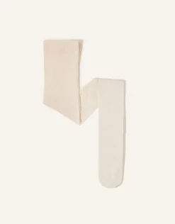Baby 35 Denier Polka Dot Tights Ivory