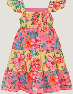 Baby Floral Print Dress Pink