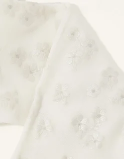 Baby Floral Print Tights Ivory
