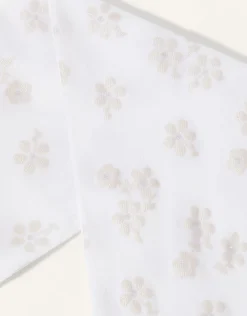 Baby Floral Print Tights Pink