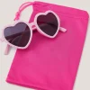 Baby Flower Print Heart Sunglasses