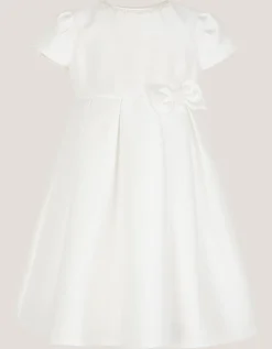 Baby Isabella Pearl-Embellished Dress Ivory