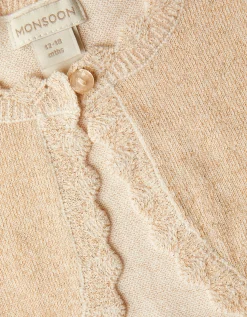 Baby Maeve Cardigan Gold