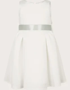 Baby Molly Scuba Bridesmaid Dress Ivory