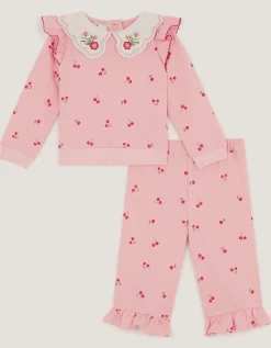 Baby Mon Cheri Top & Joggers Set Pink