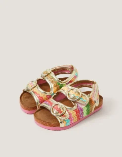 Baby Rainbow Stripe Sandals Multi
