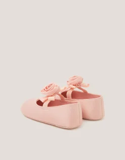 Baby Rosette Booties Pink