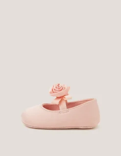 Baby Rosette Booties Pink