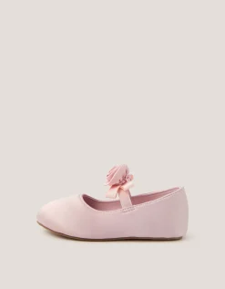 Baby Rosette Walker Shoes Pink