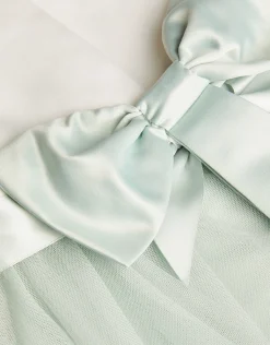 Baby Tulle Bridesmaid Dress Green
