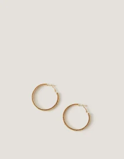 Beaded Hoop Earrings