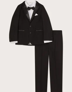Benjamin 4-Piece Tuxedo Suit Black