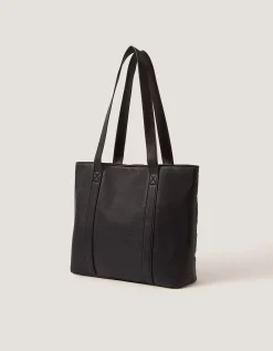 Bow Quilted School Tote Bag