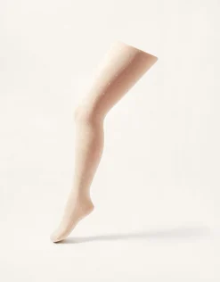 Bridal Spot Tights Ivory