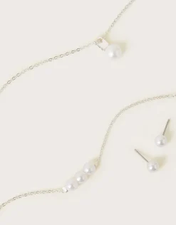 Bridesmaid Pearl Jewellery Set