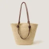 Callie Thorpe x Monsoon Straw Tote Bag