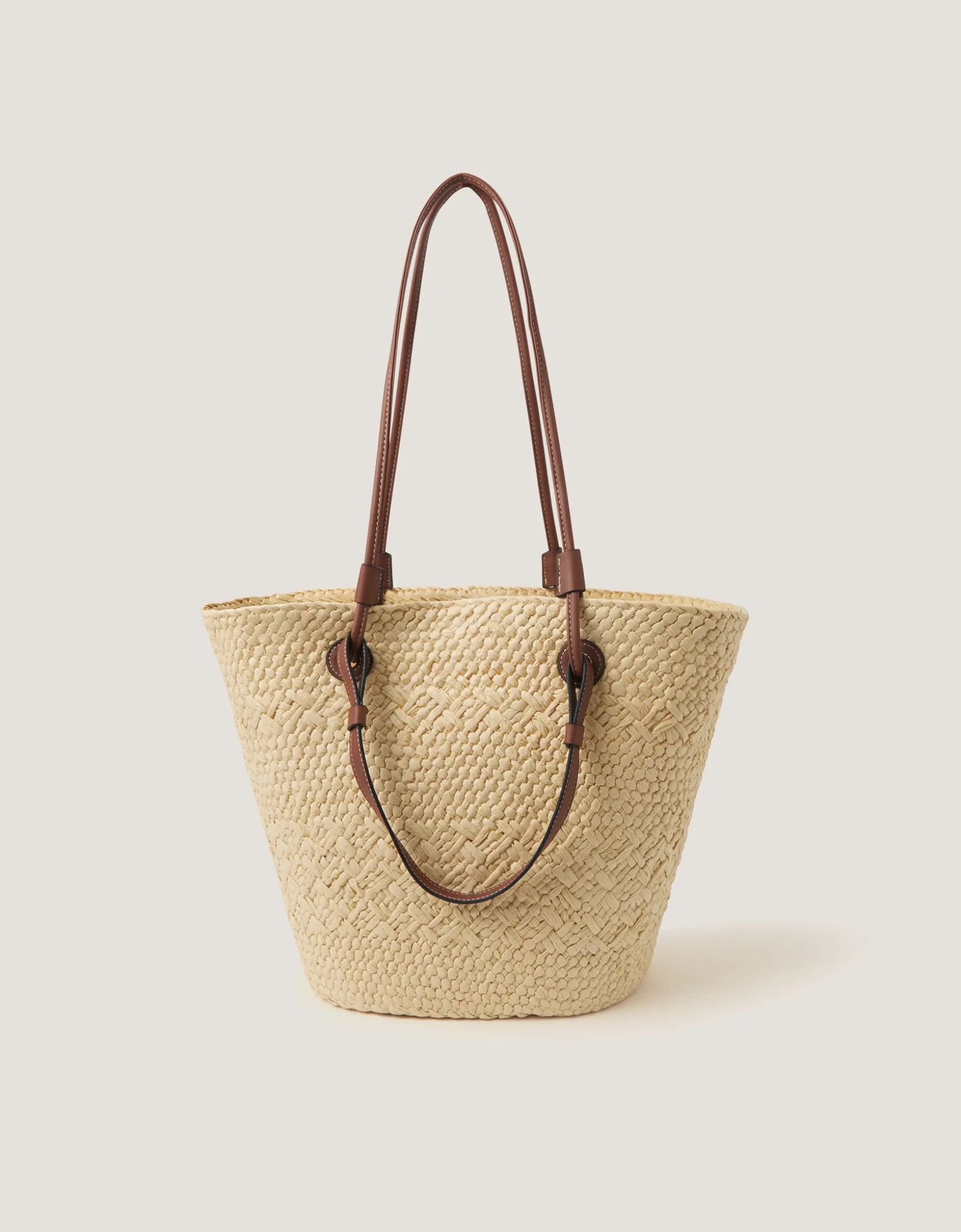Callie Thorpe x Monsoon Straw Tote Bag