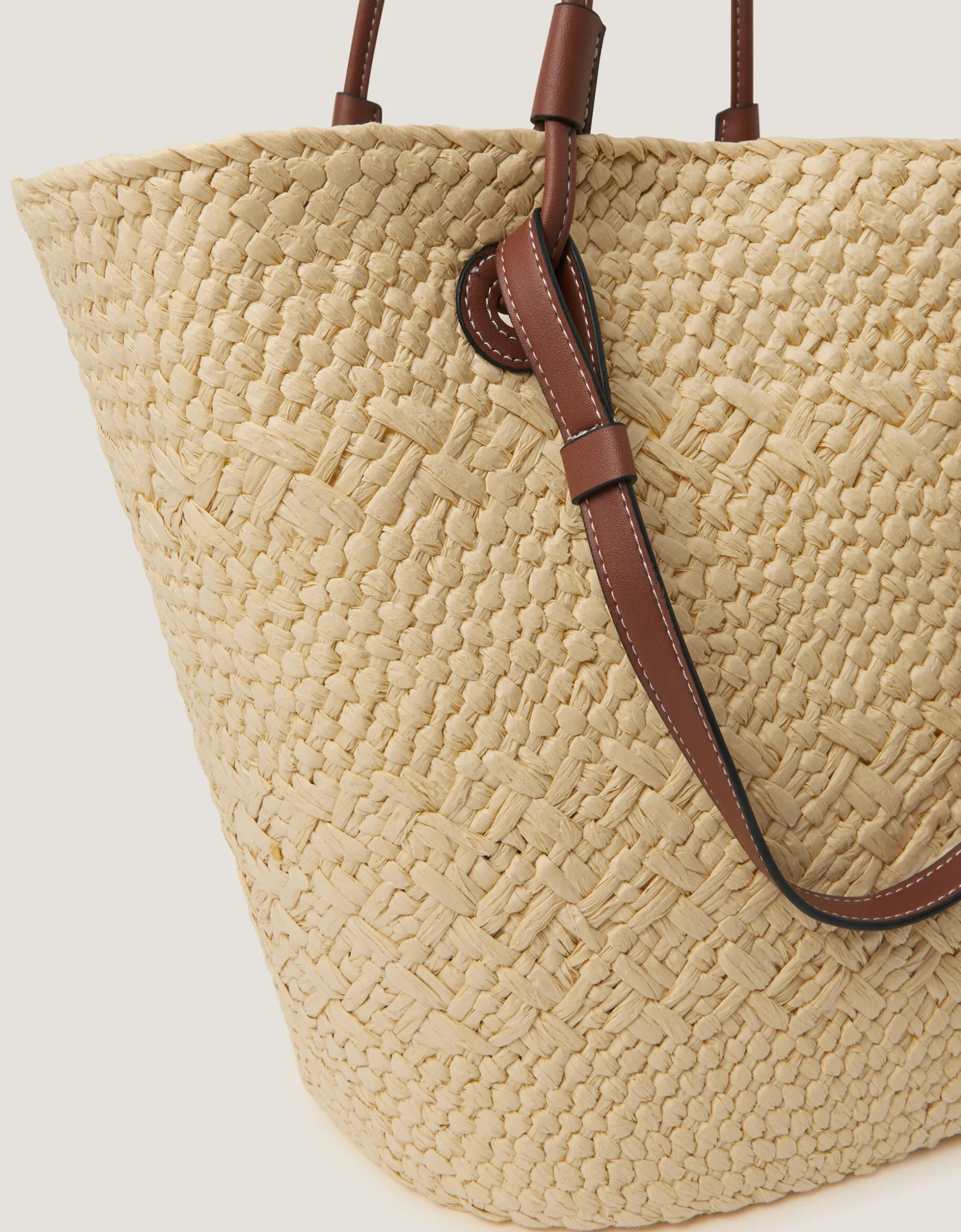 Callie Thorpe x Monsoon Straw Tote Bag