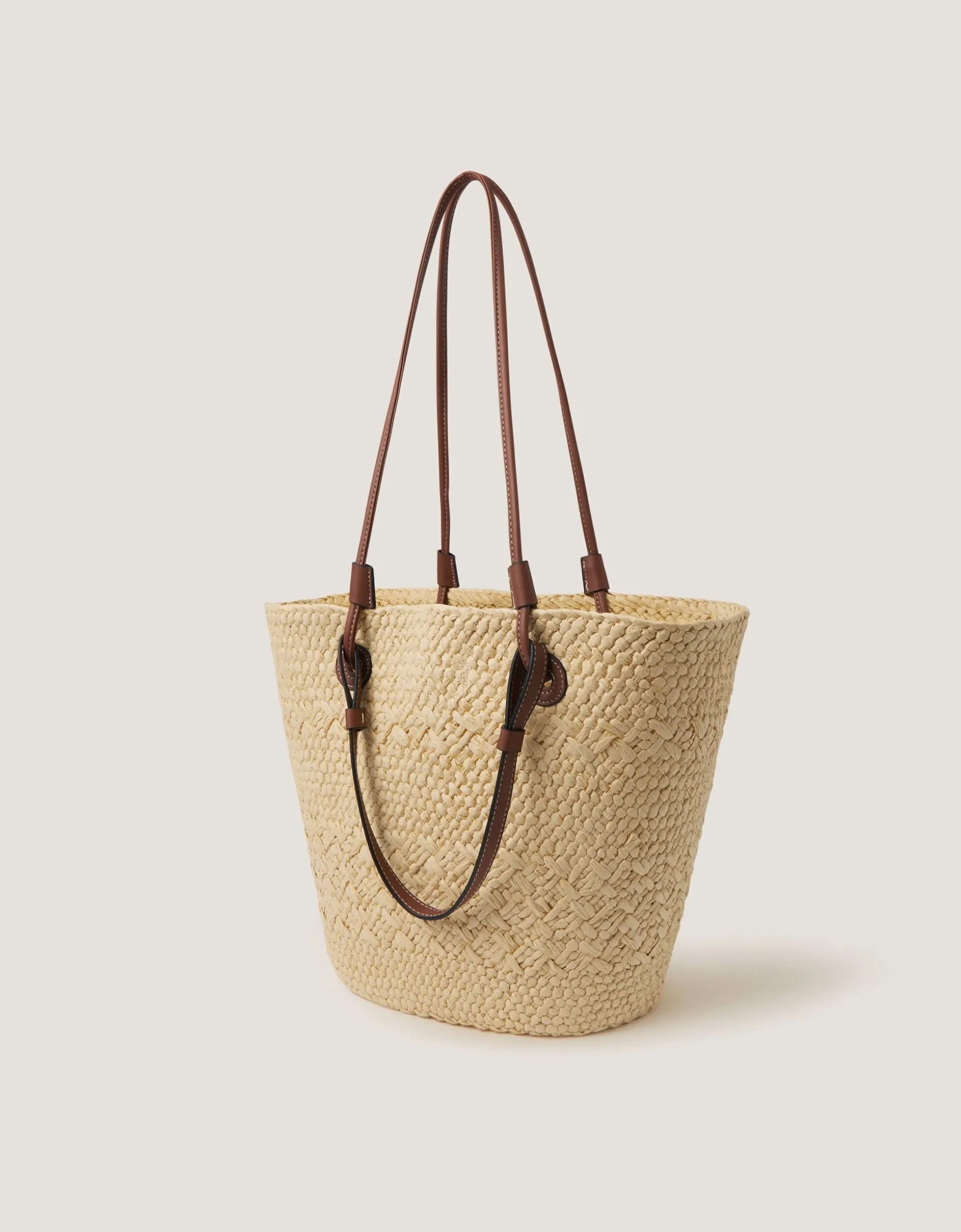 Callie Thorpe x Monsoon Straw Tote Bag