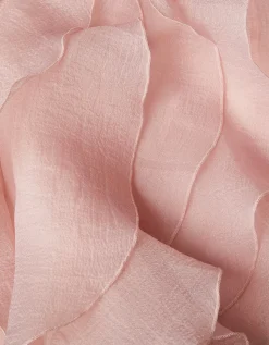 Cancan Sleeveless Bow Ruffle Dress Pink