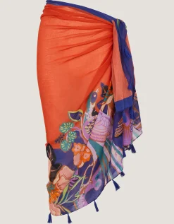 Carmen Floral Print Sarong