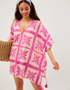 Cayla Artisanal Print Mini Kaftan
