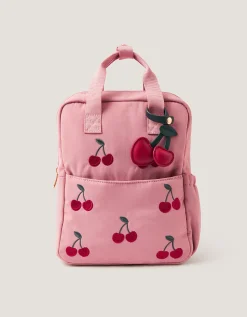 Cherry Embroidered Backpack