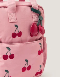 Cherry Embroidered Backpack