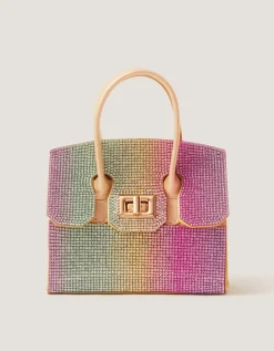 Clara Rainbow Diamanté Bag Multi