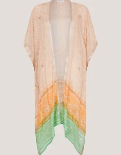 Clea Bandhani Beach Cover Up