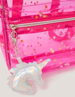 Clear Unicorn Backpack