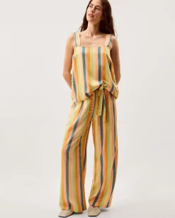 Clemence Elodie Stripe Cami Top Multi