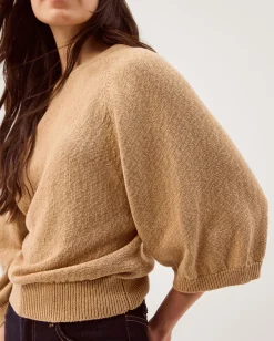 Codie ¾ Sleeve Jumper Brown