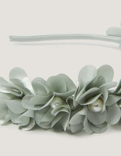 Corsage Floral Pearl Headband