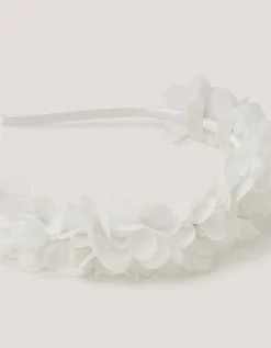 Corsage Floral Pearl Headband Ivory