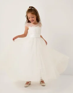 Cynthia Lace Maxi Dress Ivory