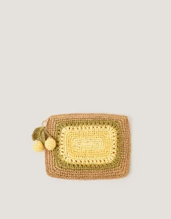 Darla Lemon Crochet Pouch