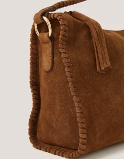 Della Suede Handbag