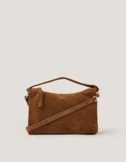Della Suede Handbag