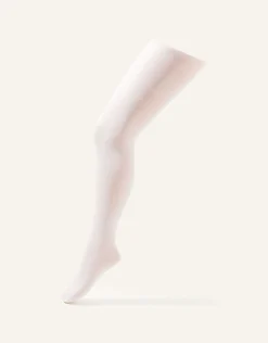 35 Denier Bridal Spot Tights White
